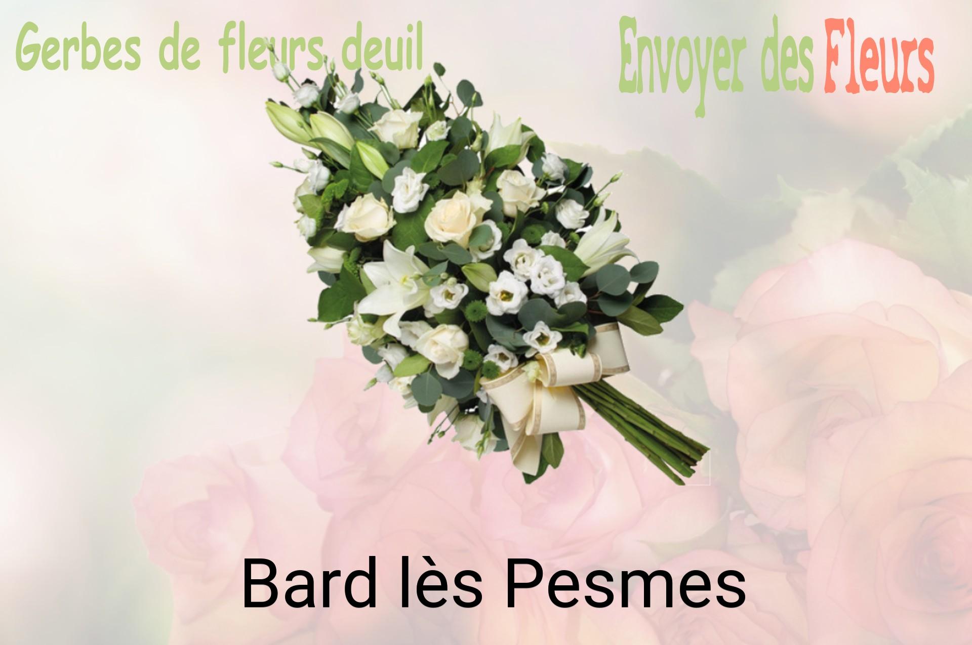 Gerbe de fleurs de deuil livrée à Bard-lès-Pesmes